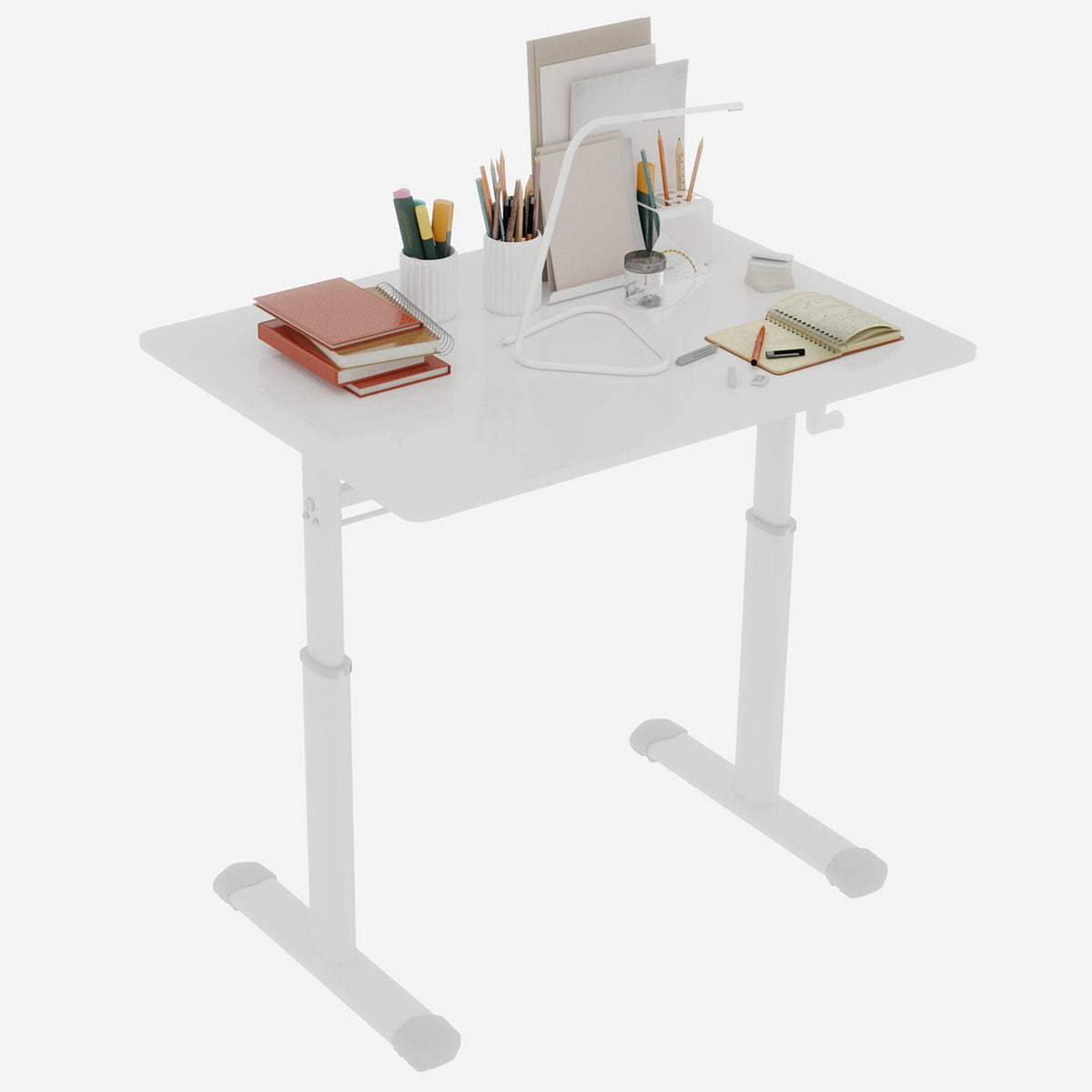 Height Adjustable Study Desk for Home Office workspace desk setup