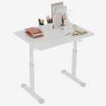 Height Adjustable Study Desk for Home Office workspace desk setup