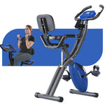 Folding Stationary Bike with 16-Level Magnetic Resistance, 300 lb Capacity detail image 66