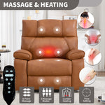 Dual-Motor Power Lift Recliner with Heat & Massage, 350 lb Capacity detail image 156