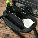 Outsunny Folding Zero Gravity Rocking Chair Set detail image 18