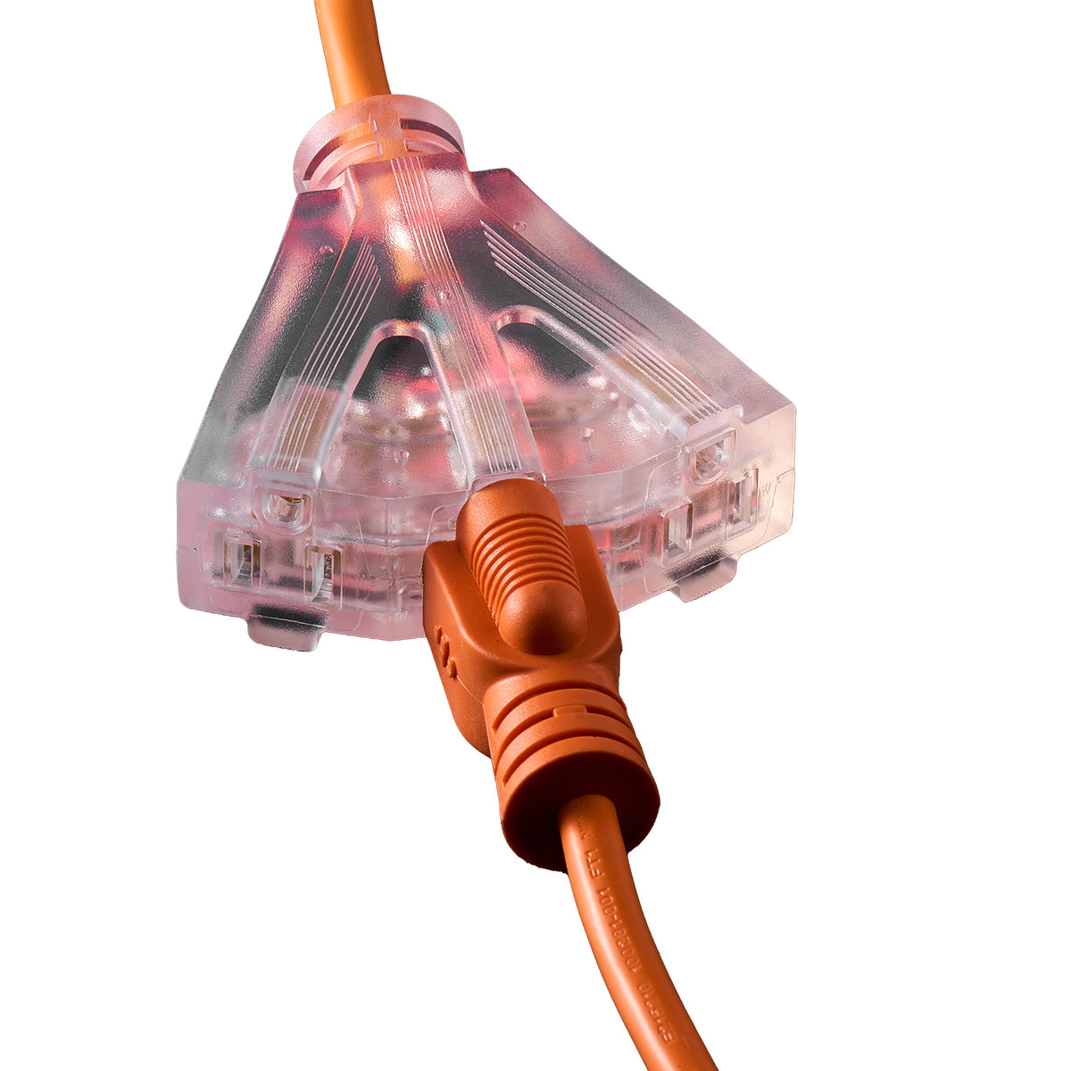 Retractable Heavy-Duty Extension Cord Reel with Triple-Tap Outlet for workshop, garage, storage, or utility use