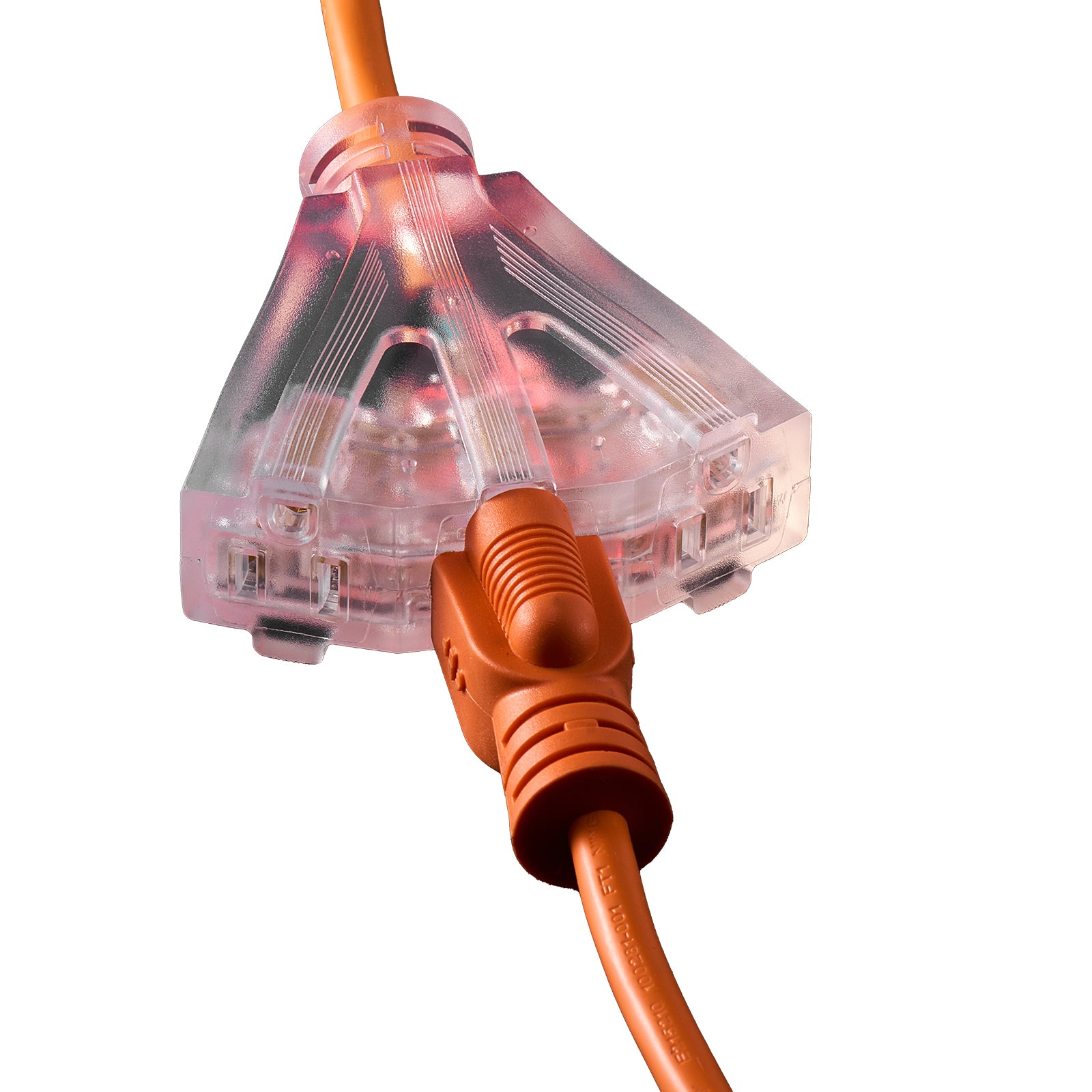 Retractable Heavy-Duty Extension Cord Reel with Triple-Tap Outlet for workshop, garage, storage, or utility use