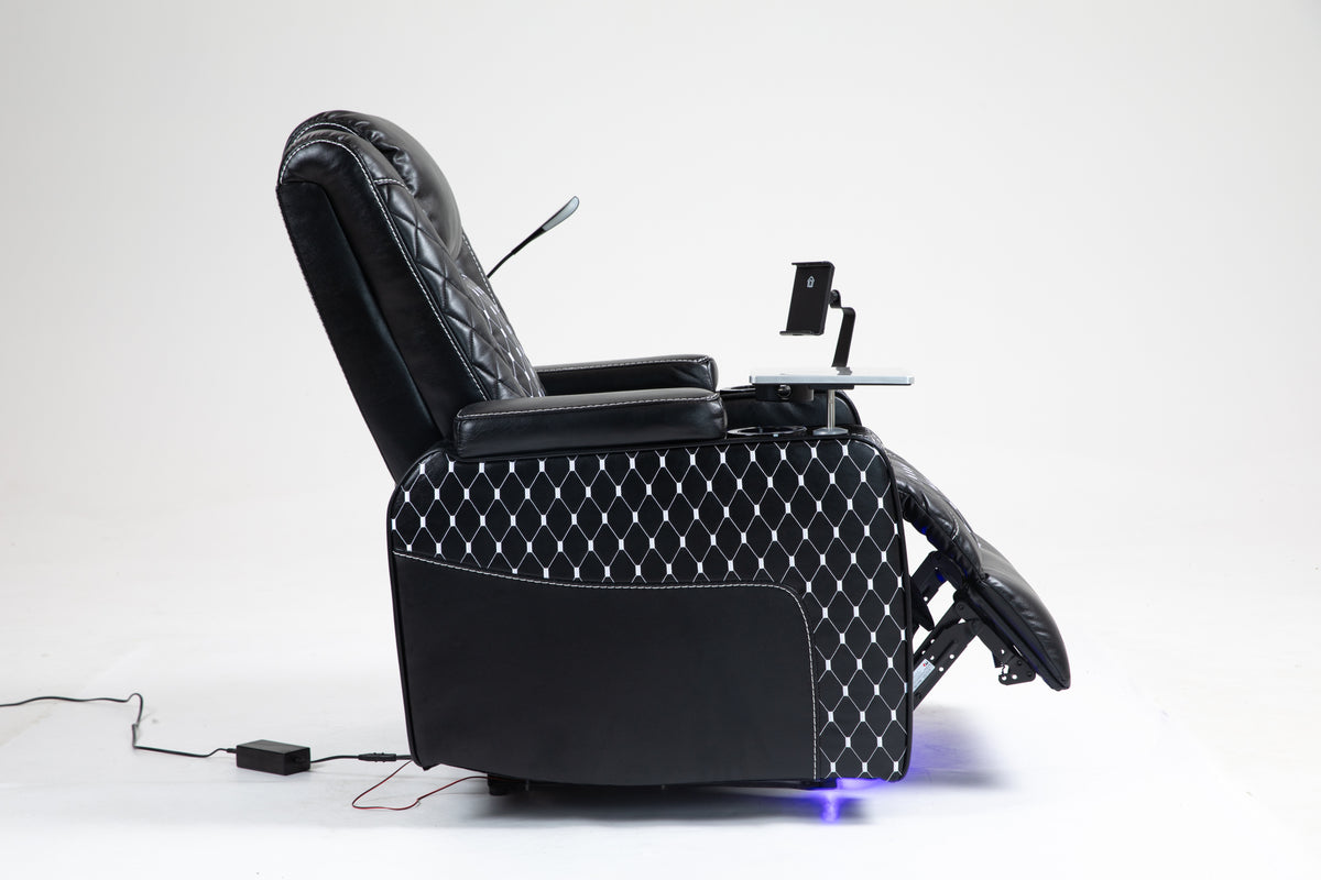 Power Zero Gravity Recliner with Storage, Cup Holder & Laptop Table detail image 5