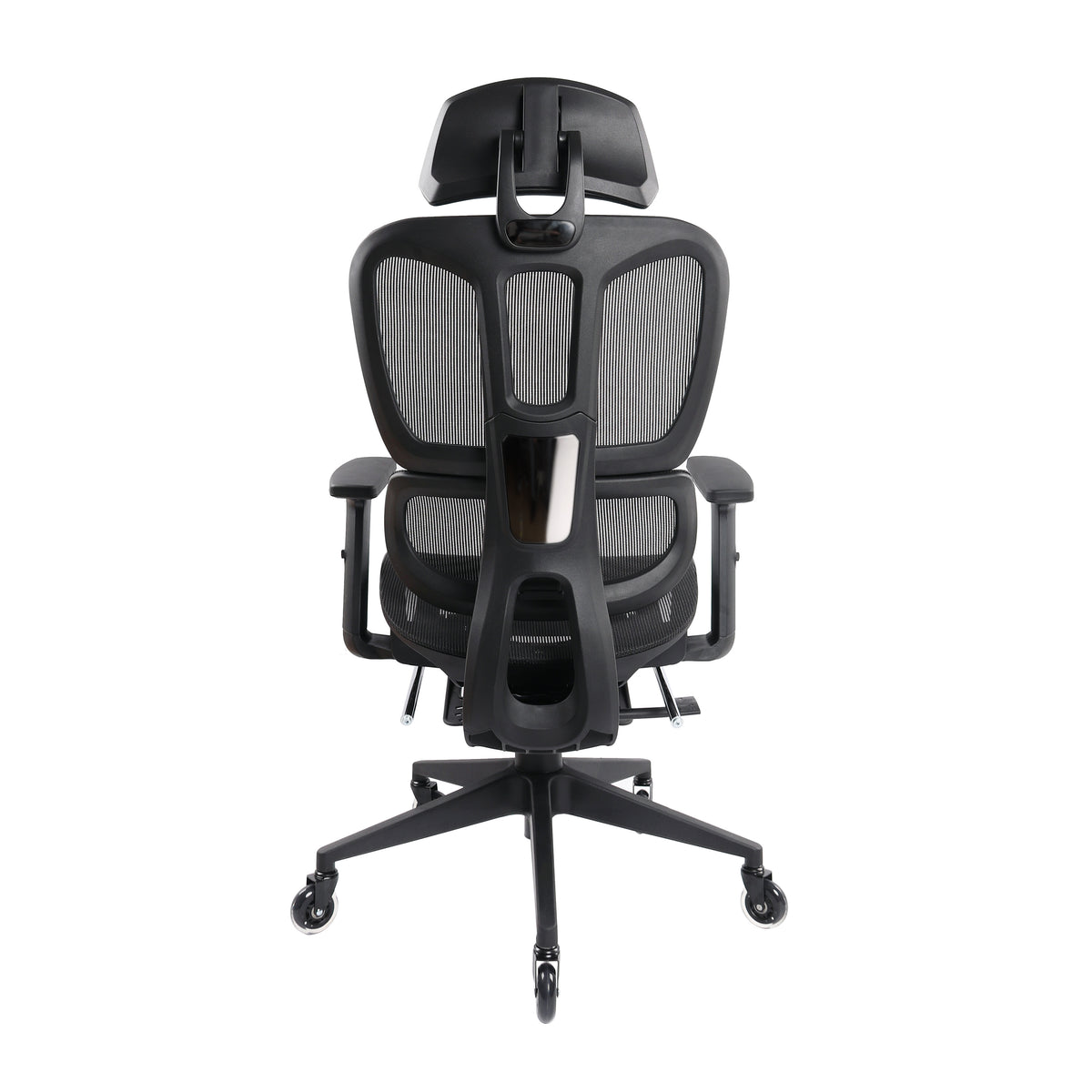 Techni Mobili Reclining Mesh Office Chair with Footrest for home office seating
