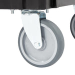 Heavy-Duty Rolling Utility Service Cart with 360° Swivel Wheels for workshop, garage, storage, or utility use