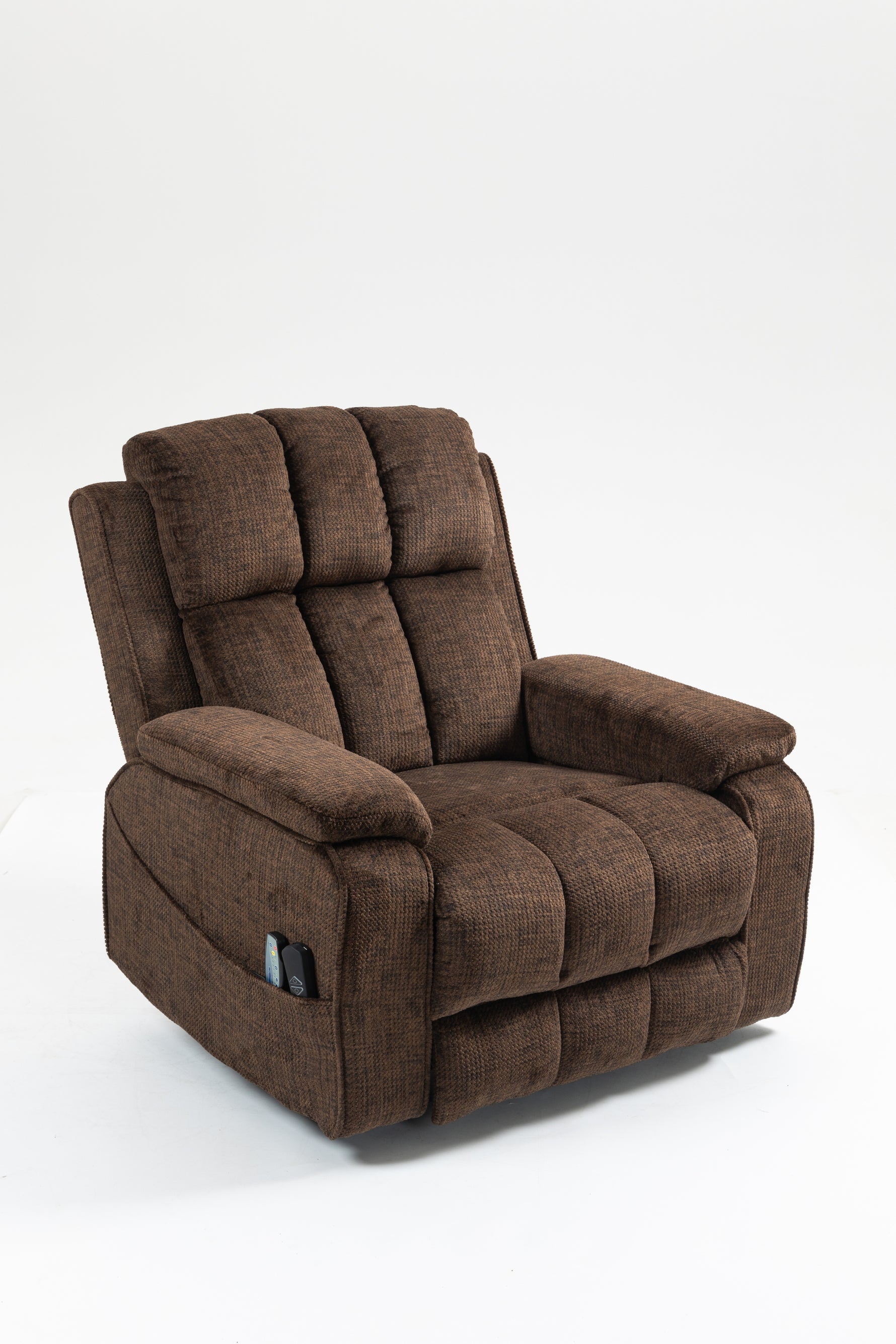 Oversized Lay Flat Recliner with Heat and Massage, Extended Footrest, Cup Holderr detail image 18