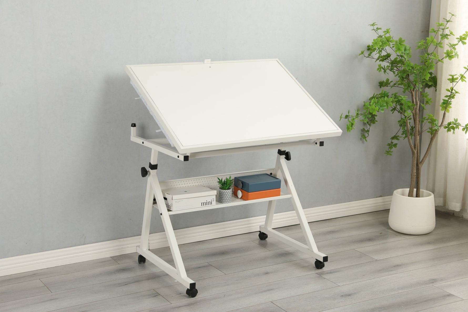 1500-Piece Rolling Jigsaw Puzzle Table with 4 Trays hobby and puzzle table