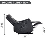 Single Motor Power Lift Recliner Chair with Massage & Heat detail image 123