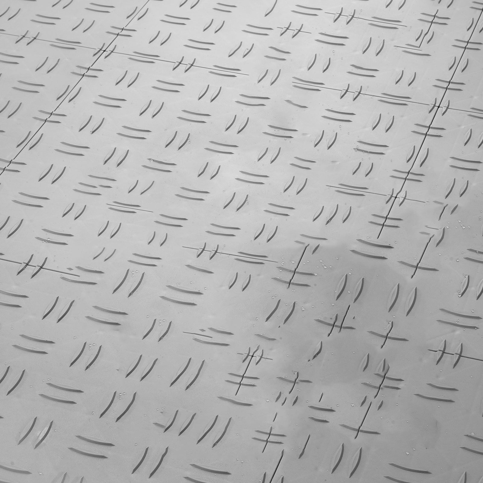 PVC Interlocking Drainage Garage Floor Tiles, 12" x 12" x 0.5" for workshop, garage, storage, or utility use