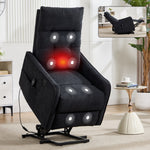 Chenille Single-Motor Power Lift Recliner with Massage & Heat detail image 65