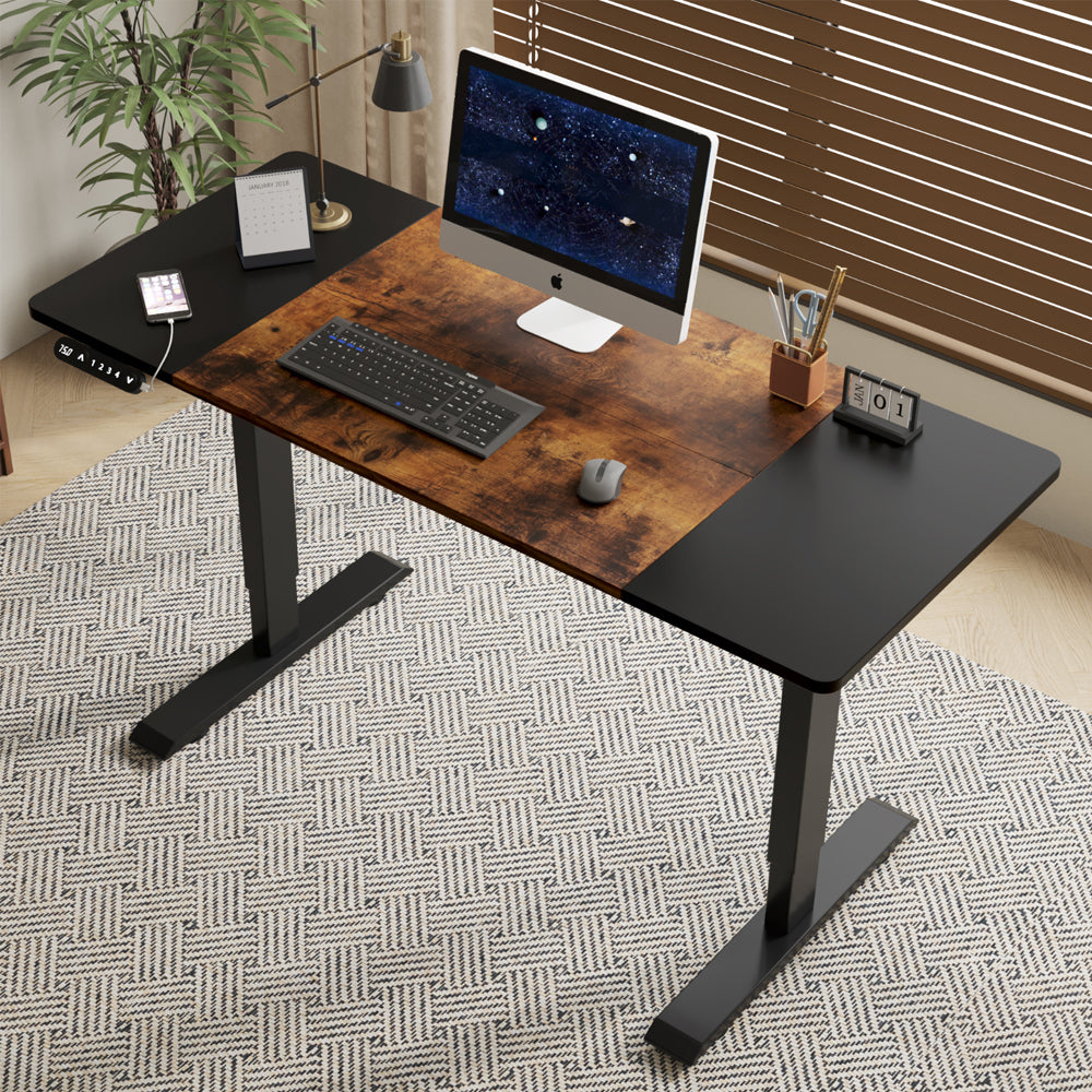55" x 24" Electric Standing Desk workspace desk setup