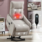 Single Motor Power Lift Recliner Chair with Massage & Heat detail image 37