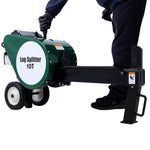 10-Ton Portable Electric Horizontal Log Splitter for workshop, garage, storage, or utility use