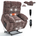 Dual-Motor Lift Recliner with Heat & Massage, 350 lb Capacity detail image 54