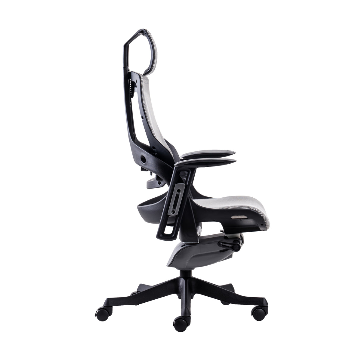 Techni Mobili LUX Ergonomic Executive Chair, Grey for home office seating