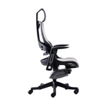 Techni Mobili LUX Ergonomic Executive Chair, Grey for home office seating