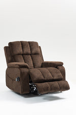 Oversized Lay Flat Recliner with Heat and Massage, Extended Footrest, Cup Holderr detail image 8