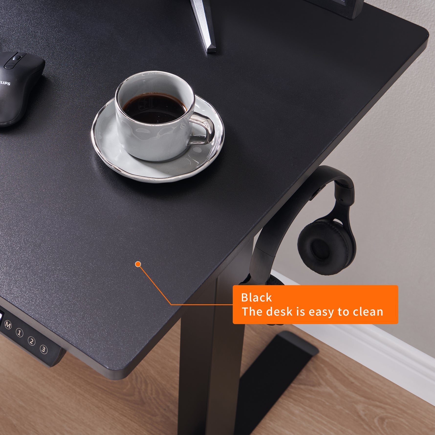 48" x 24" Electric Standing Desk workspace desk setup