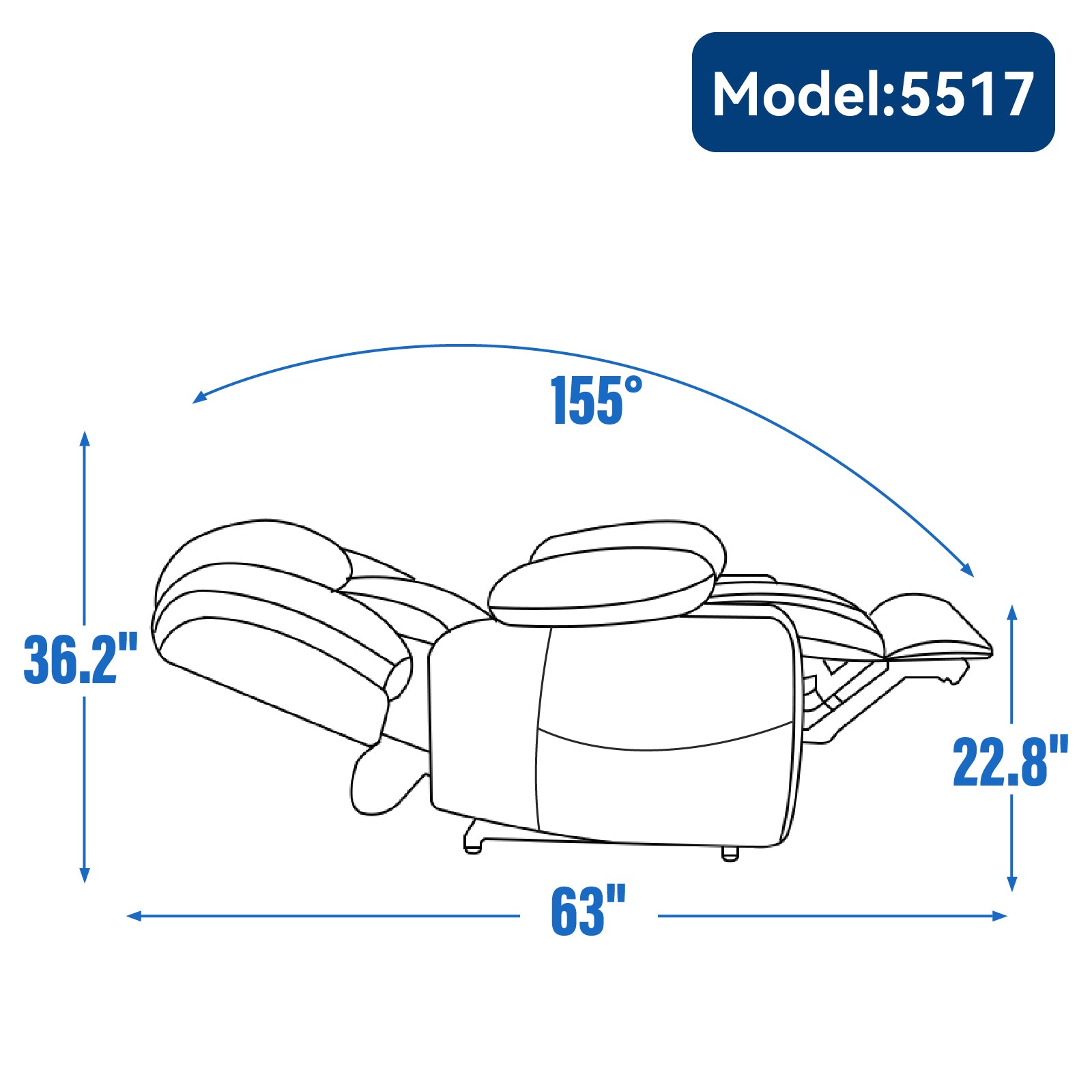 Dual-Motor Leather-Air Power Lift Recliner detail image 89