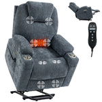 Dual-Motor Leather-Air Power Lift Recliner detail image 59