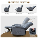 Kneading Massage Rocker Recliner with 4-Point 3D Kneading detail image 8