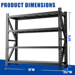 Heavy-Duty Adjustable Garage Shelving for Warehouse Storage for workshop, garage, storage, or utility use