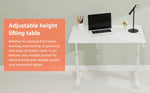 Height Adjustable Study Desk for Home Office workspace desk setup