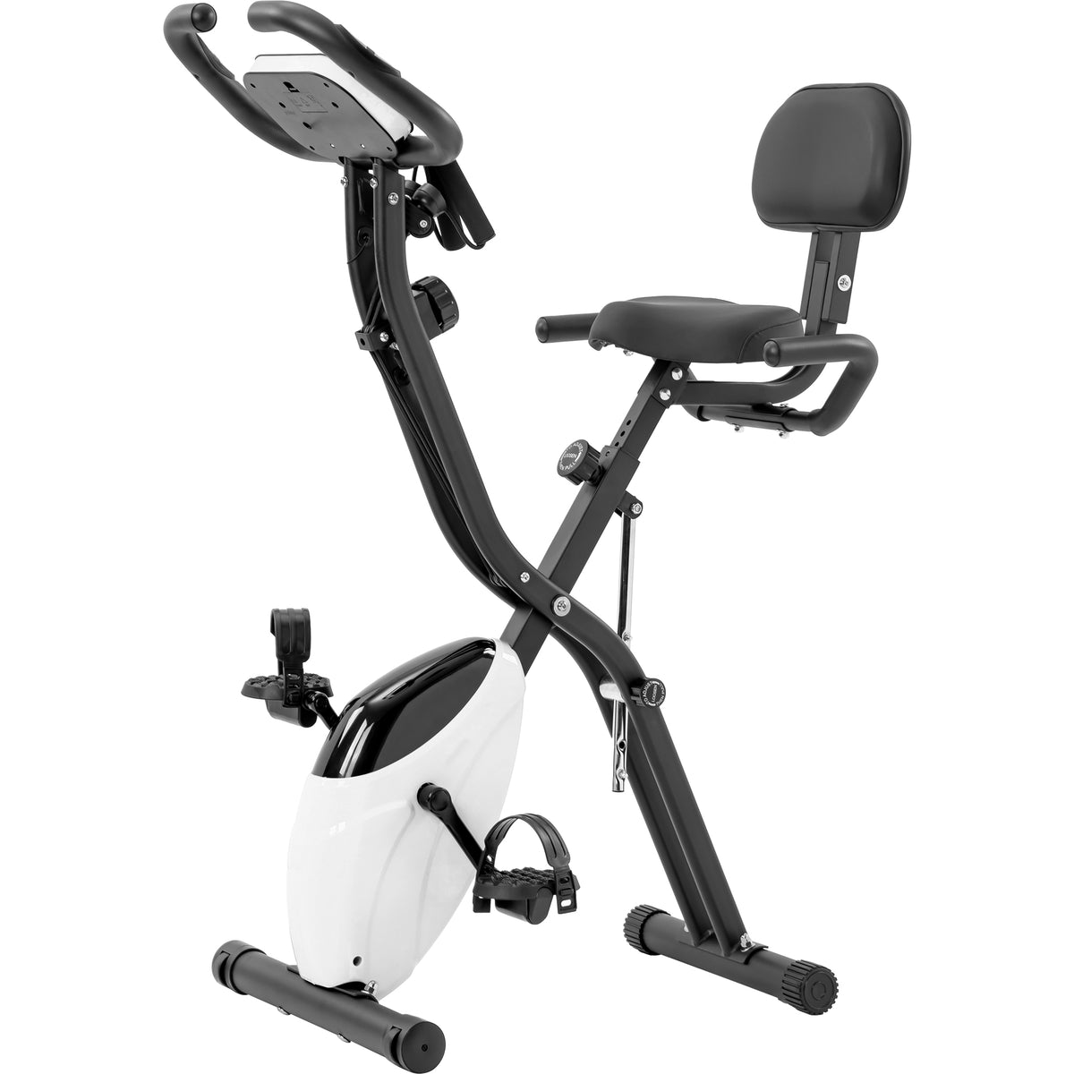 Folding Stationary Bike with 16-Level Magnetic Resistance, 300 lb Capacity detail image 45