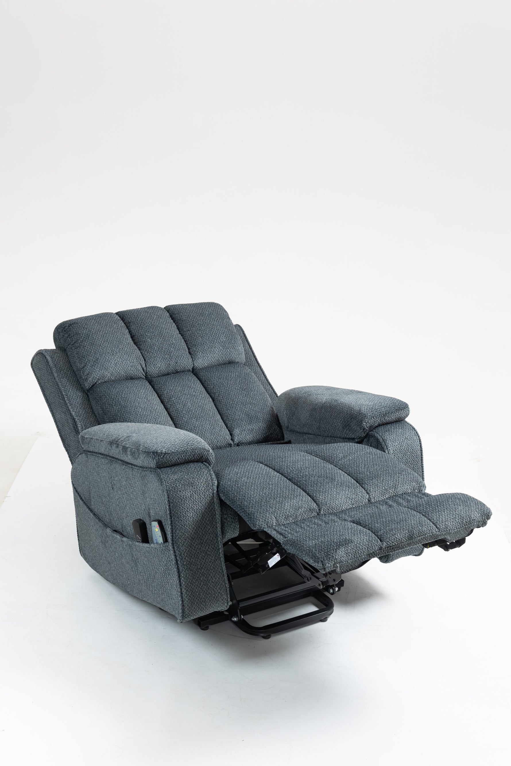 Oversized Lay Flat Recliner with Heat and Massage, Extended Footrest, Cup Holderr detail image 49