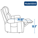 Dual-Motor Power Lift Recliner with Heat & Massage, 350 lb Capacity detail image 15