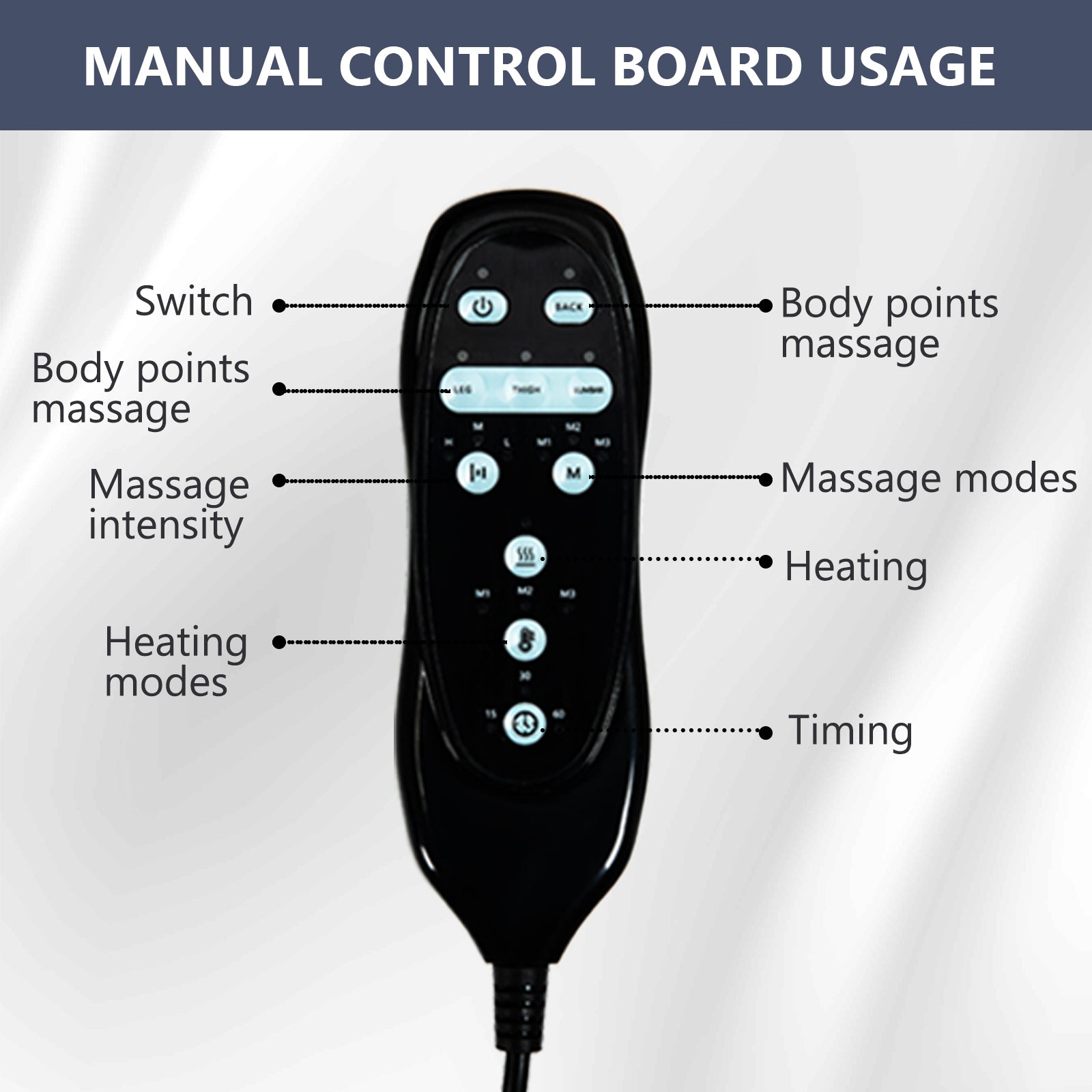 Single Motor Power Lift Recliner Chair with Massage & Heat detail image 79