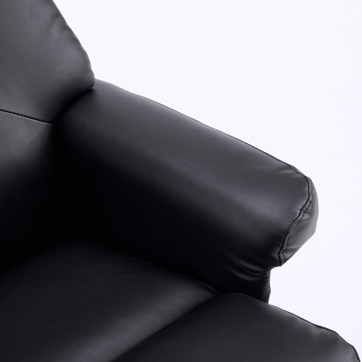 Modern Heated Massage 360° Swivel Recliner Accent Chair with Ottoman, Ergonomic detail image 42