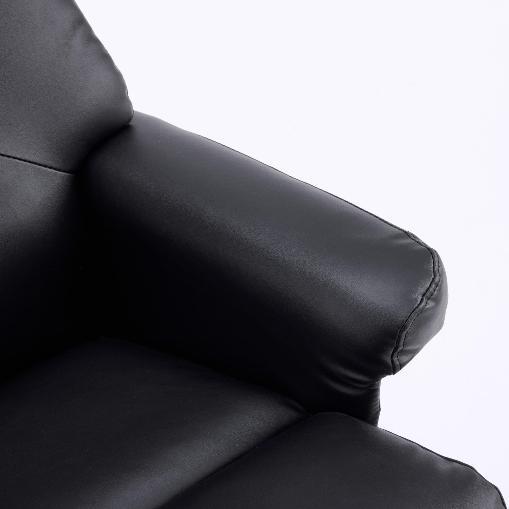 Modern Heated Massage 360° Swivel Recliner Accent Chair with Ottoman, Ergonomic detail image 42