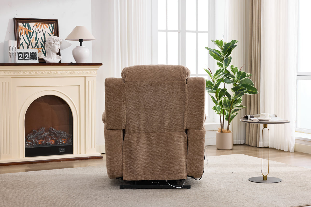 Dual-Motor Leather-Air Power Lift Recliner detail image 114