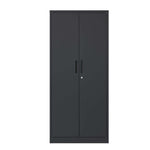 Locking Steel Garage Storage Cabinet with 4 Adjustable Shelves for workshop, garage, storage, or utility use