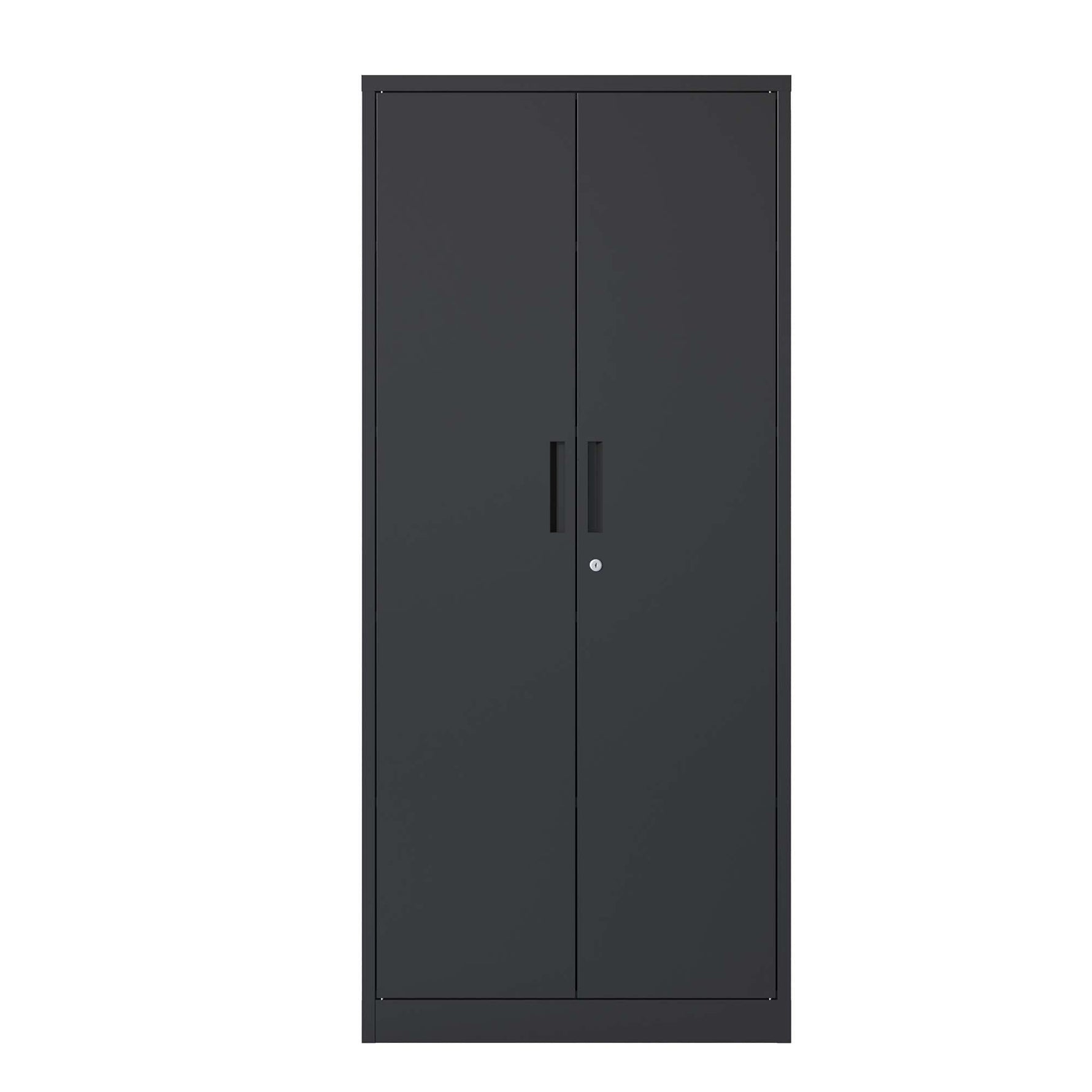 Locking Steel Garage Storage Cabinet with 4 Adjustable Shelves for workshop, garage, storage, or utility use