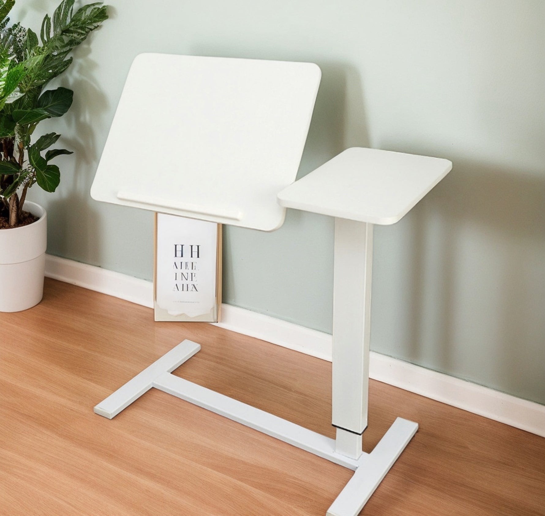 Height Adjustable Rolling Overbed Laptop Desk mobile laptop workstation