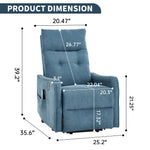 Single Motor Power Lift Recliner Chair with Massage & Heat detail image 14