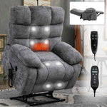 Dual-Motor Lift Recliner with Heat & Massage, 350 lb Capacity detail image 39