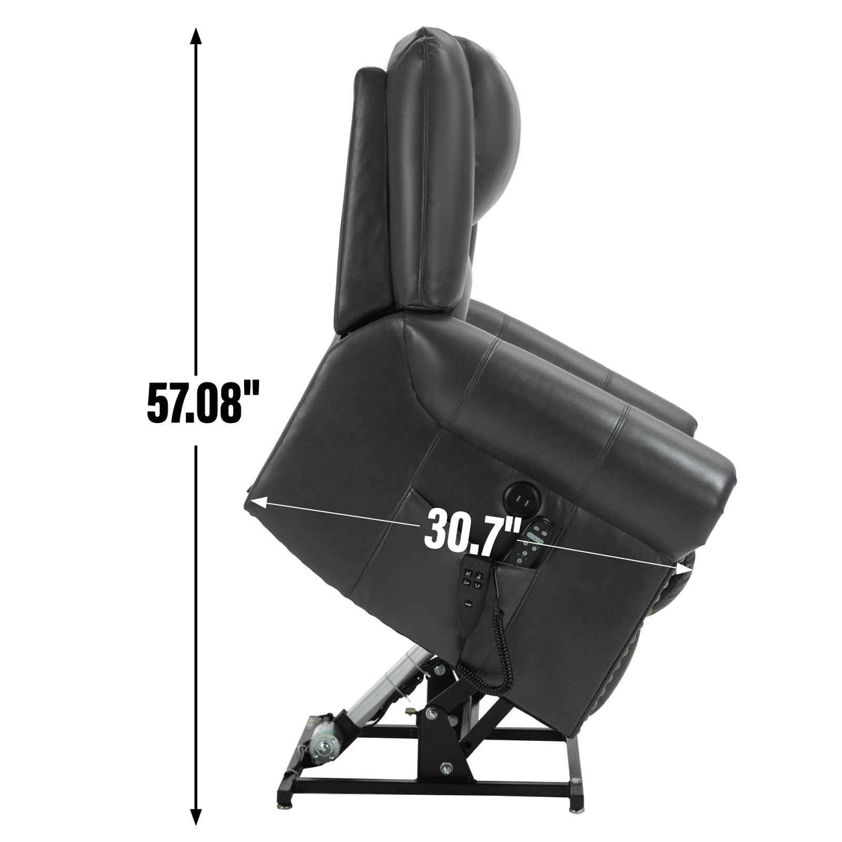 Dual-Motor Power Lift Heat & Massage Recliner detail image 44