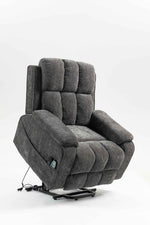 Oversized Lay Flat Recliner with Heat and Massage, Extended Footrest, Cup Holderr detail image 20