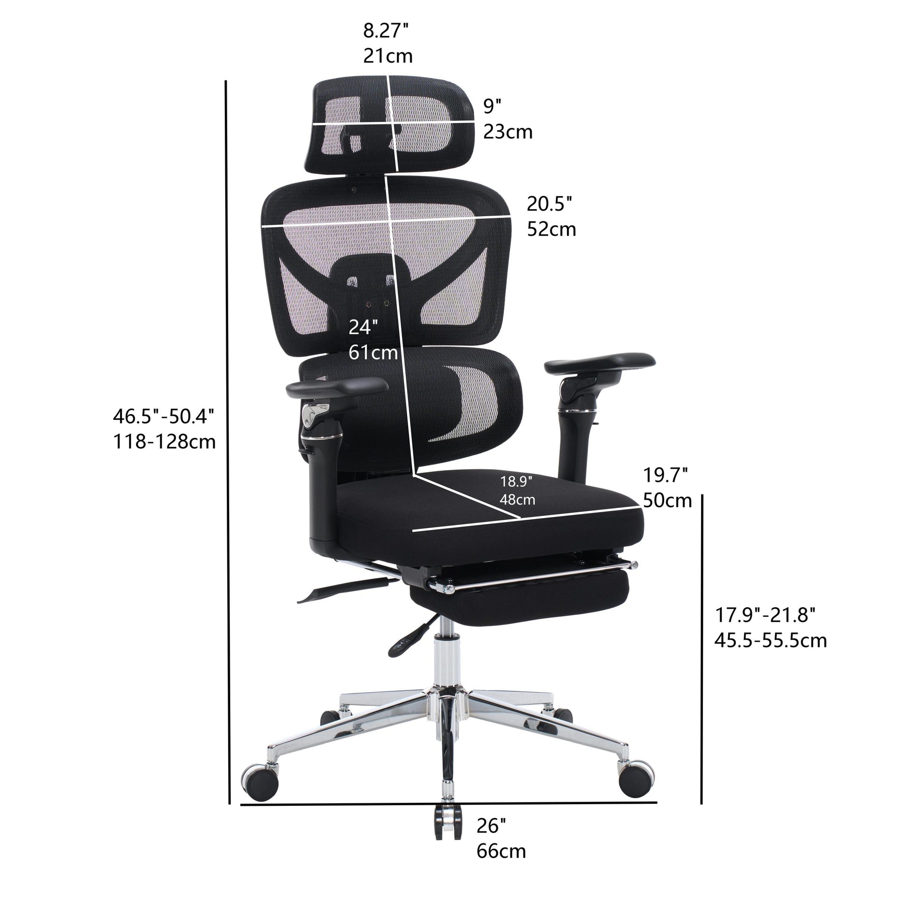 Ergonomic Office Chair with Massage Lumbar Support product image