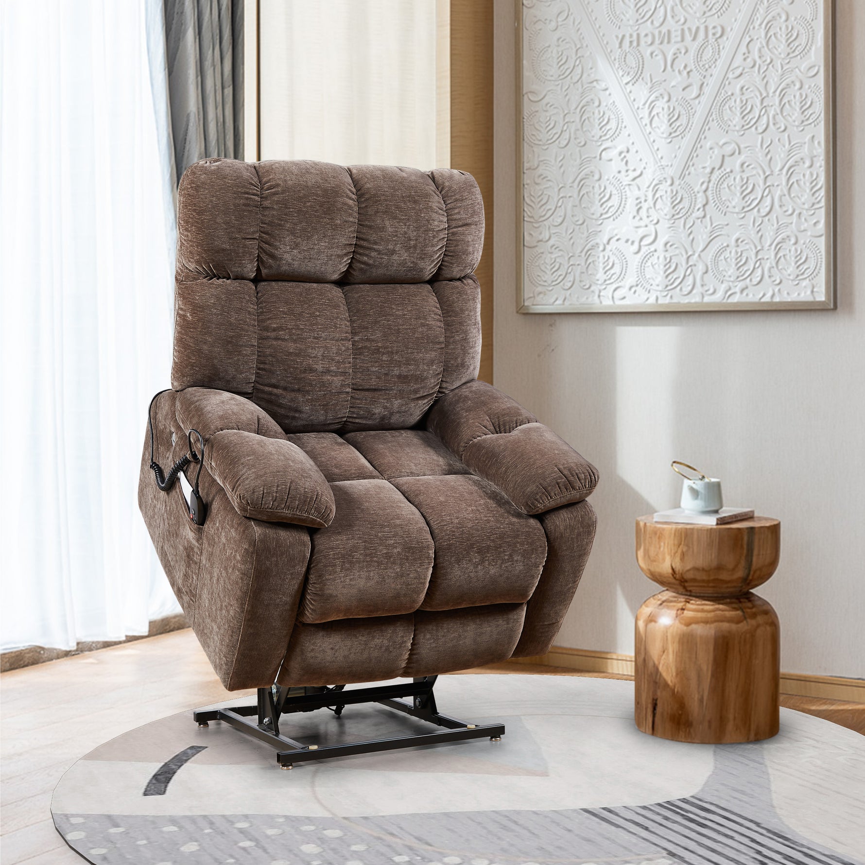 Liyasi Dual-Motor Power Lift Recliner, Infinite Position Lay-Flat detail image 28