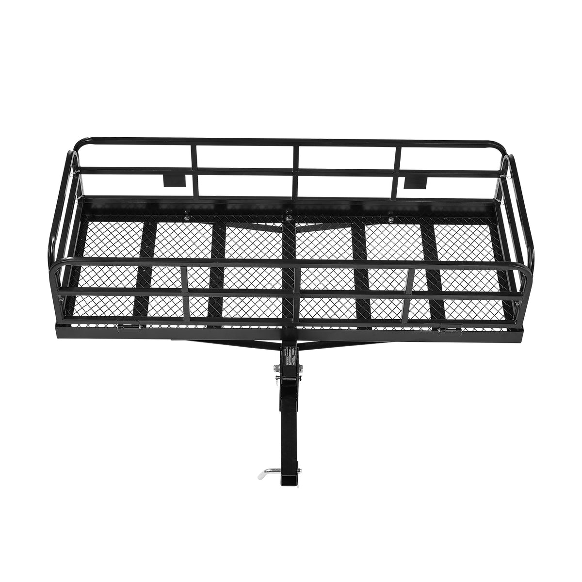 500 lb Folding Hitch Cargo Carrier for 2" Receiver for workshop, garage, storage, or utility use