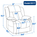 Dual-Motor Leather-Air Power Lift Recliner detail image 90