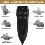 Dual-Motor Heat & Massage Power Lift Recliner, 350 lb Capacity detail image 72