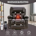 Power Lift Massage Recliner with Heat and Vibration detail image 31