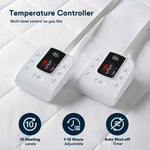 1-Piece Queen Heated Mattress Pad,White