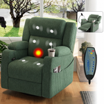 Electric Power Recliner Chair with Heat and Massage, 270° Swivel detail image 27